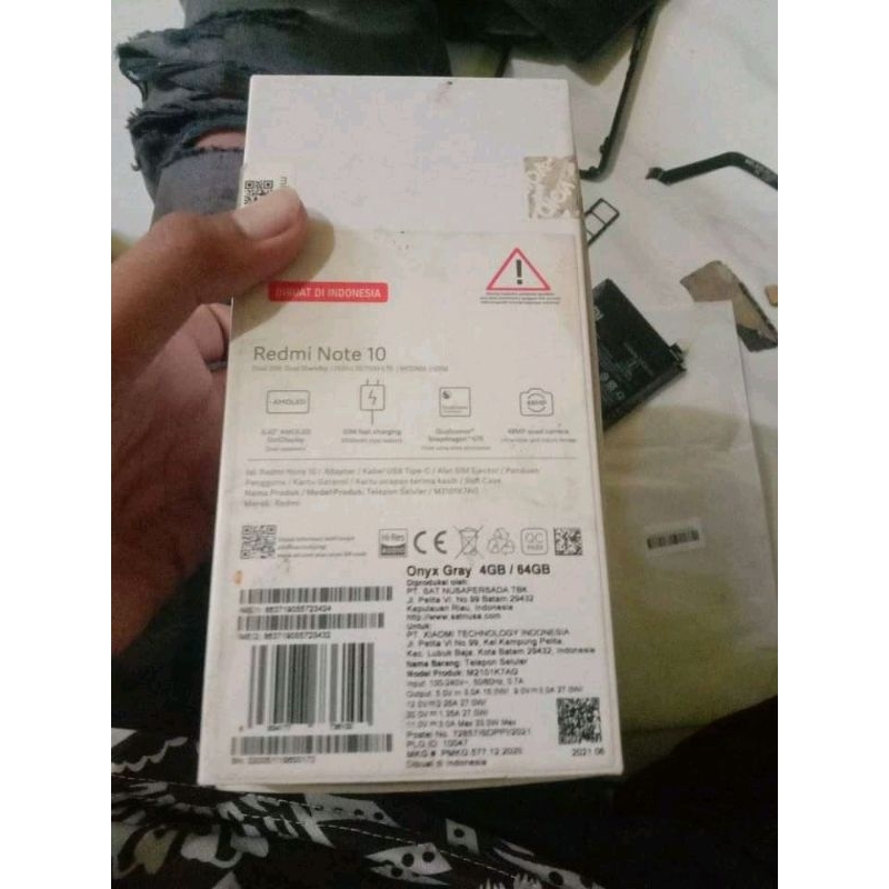 sparepart redmi note 10 ram 4/64