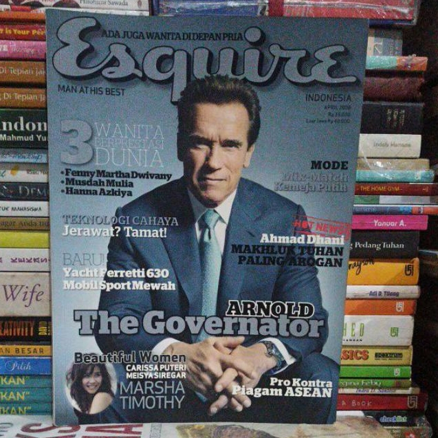 MAJALAH ESQUIRE INDONESIA ORIGINAL APRIL 2008 BEKAS