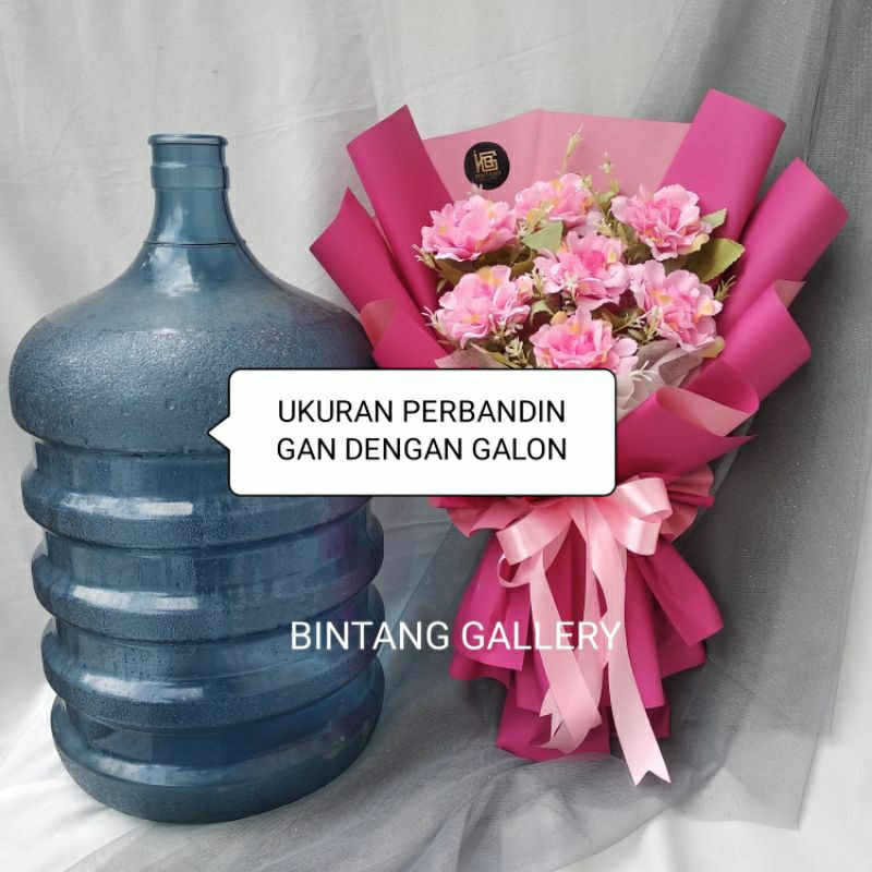 ( UK : 50*35 CM ) BUKET BUNGA ARTIFICIAL / BUKET WISUDA / BUKET LAMARAN