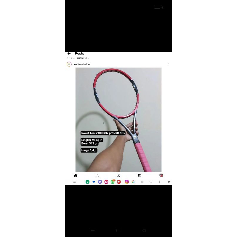 Raket Tenis WILSON prostaff 97S