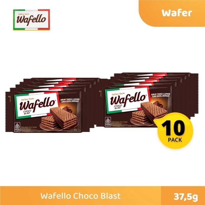 

ROMA WAFELLO Coklat Per Pack Isi 10pcs x 17g