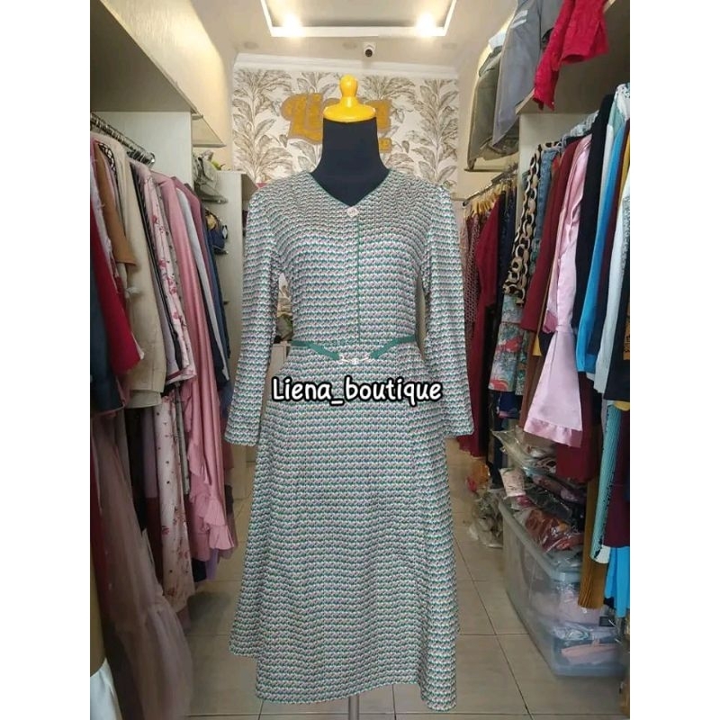 Long tunik suede premium