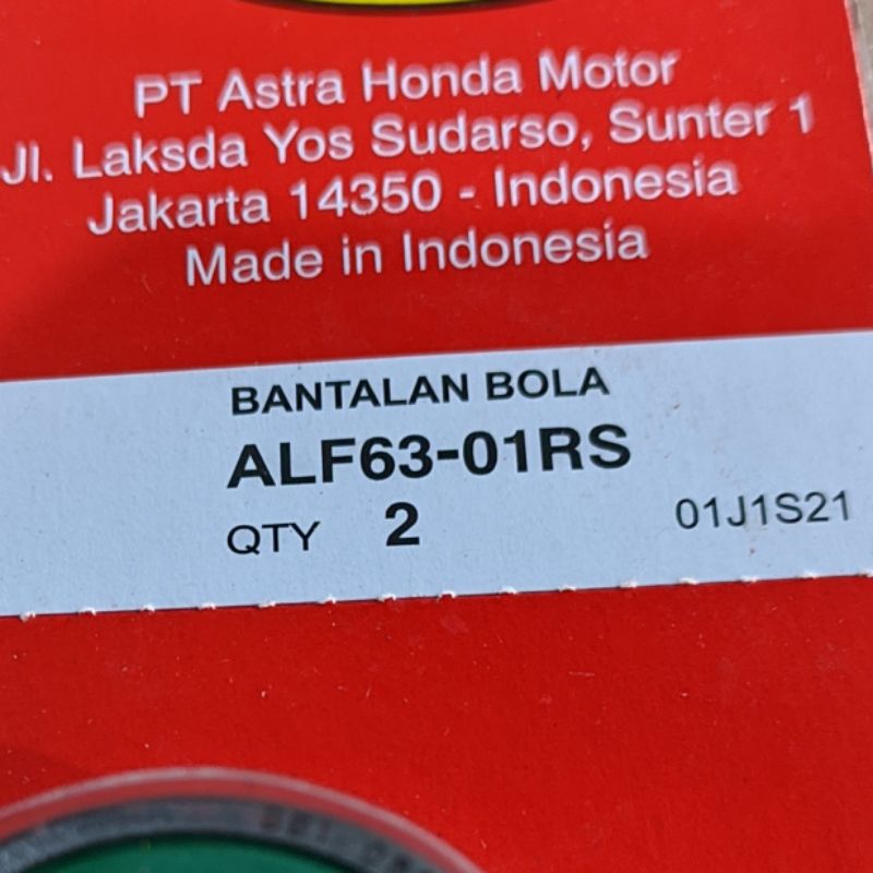 LAKER BEARING 6301 AHM ORIGINAL