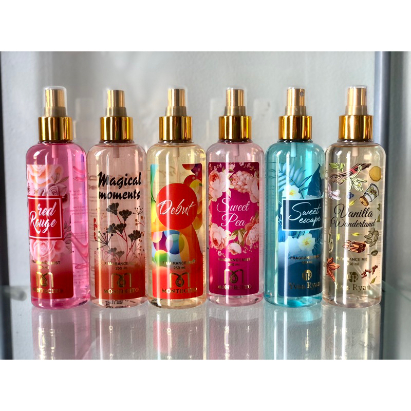[SALE] Montecito Body Mist 250ml Parfum Wanita Dupe BBW | surprise me magnifique blue splash sexy fo