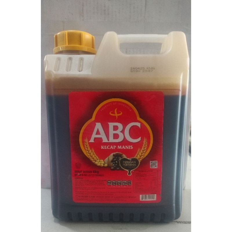 

abc kecap manis 6kg ( jerigen)