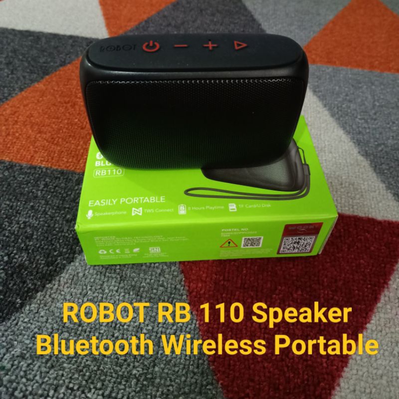 ROBOT RB 110 Speaker Bluetooth  5.0 Speaker Portable  Wearless Original