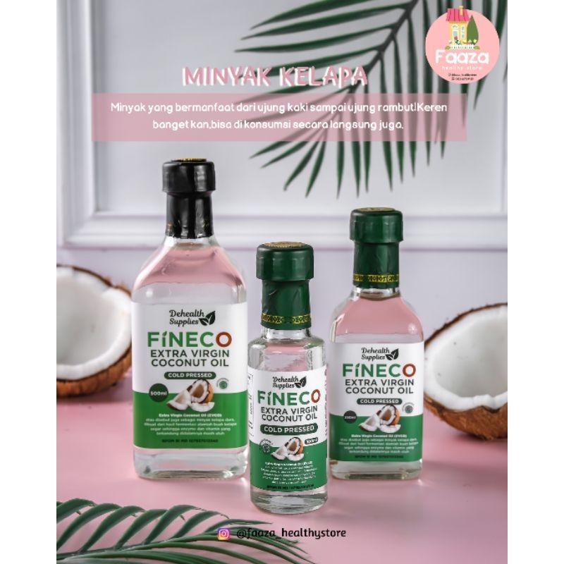 

Fineco Evco Extra Virgin Coconut Oil Botol Kaca Halal dari Dehealth Supplies