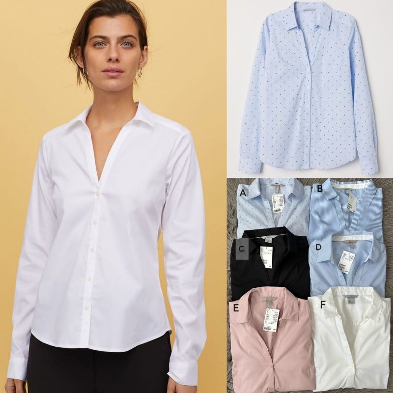 Hm slimfit cotton longsleeved