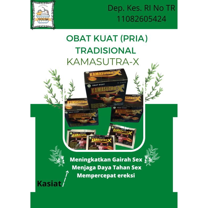 

KAMASUTRA-X, Isi 6 Sachet, ASLI OBAT KUAT PRIA, SANGAT MUJARAB