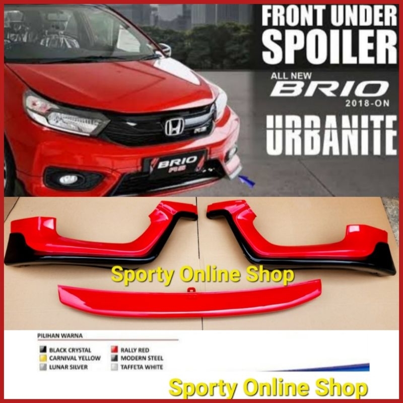 Body Kit Front Under Spoiler Brio 2018up Model Urbanite