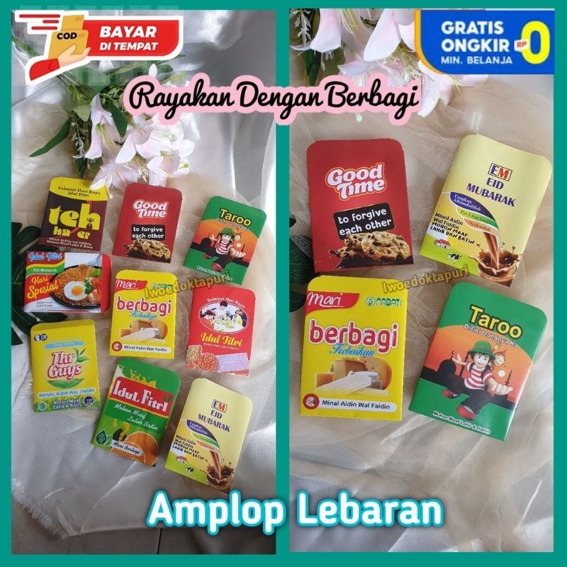 

AMPLOP ANGPAY LEBARAN EDISI SNACK LUCU