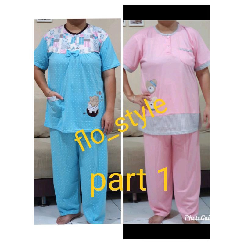 baju tidur lorita cp jumbo kaos lorita tinny by Sofie termurah/terlaris
