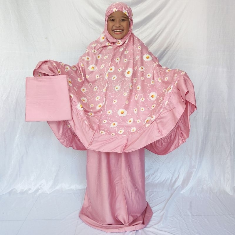 MUKENA ANAK BALI RAYON UMUR 9-10 THN GROSIR