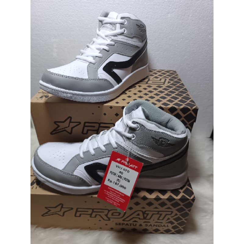 SEPATU PROATT VHJ070 BOOT TALI DEWASA, SEPATU CASUAL ANAK COWOK DAN CEWEK, SEPATU SNEAKER MASA KINI.SIZE 39 -42