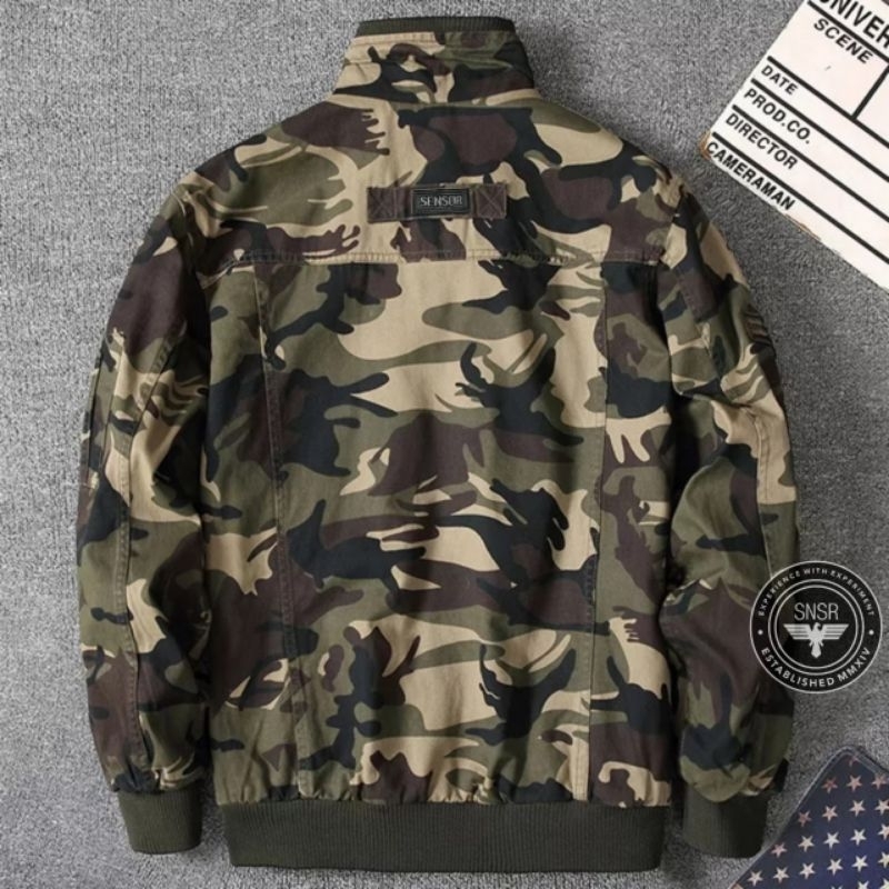 Jaket Bomber Army / Jaket Bomber Pria