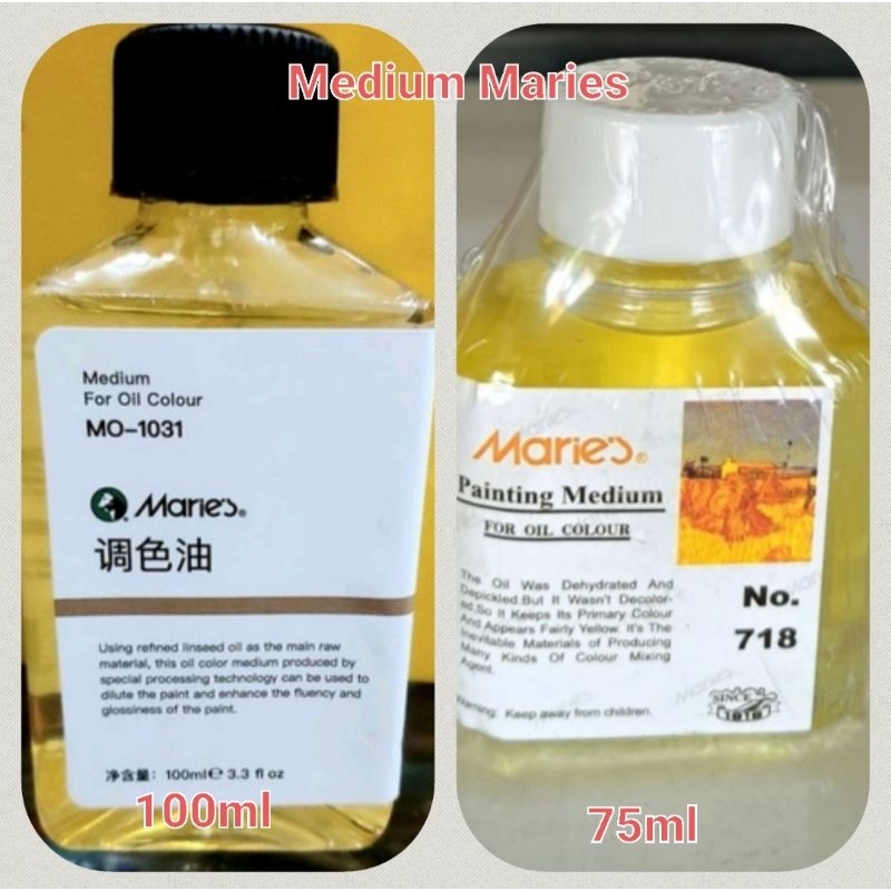 

Medium Maries 100ml (C001)/75ml(C380)/Cairan Pencampur/Pengencer cat minyak