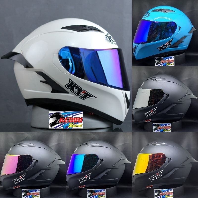 HELM KYT FALCON FR SOLID PAKET GANTENG