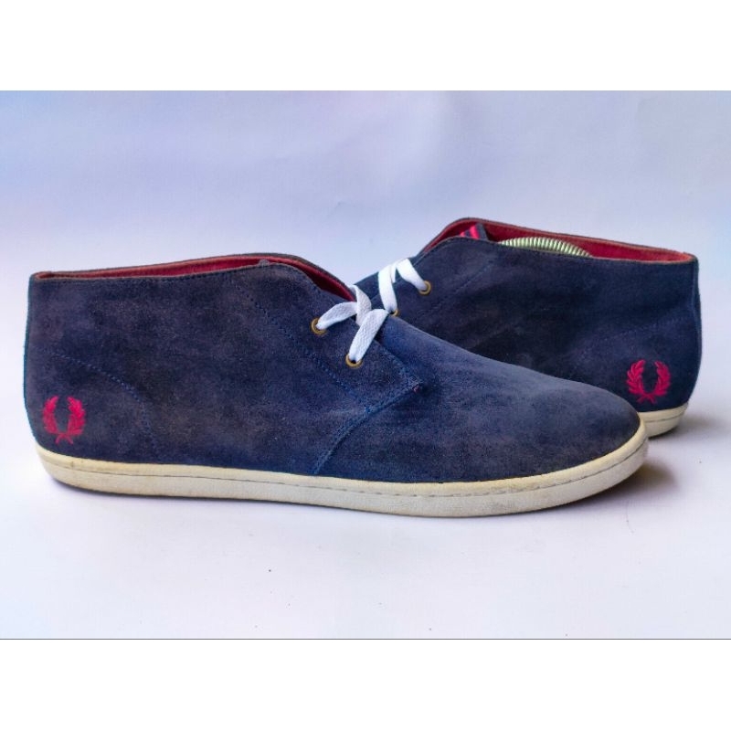 Sepatu Sneakers Fred Perry High (Second) (Preloved)