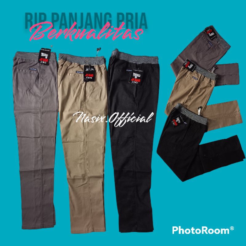 Celana Panjang Pria Chino Rib PREMIUM / Celana Chino Panjang Pria Rib