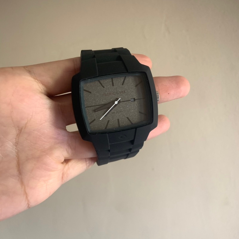 RIPCURL jam tangan analog TOUR XL hitam metalic NEW ORIGINAL 100%