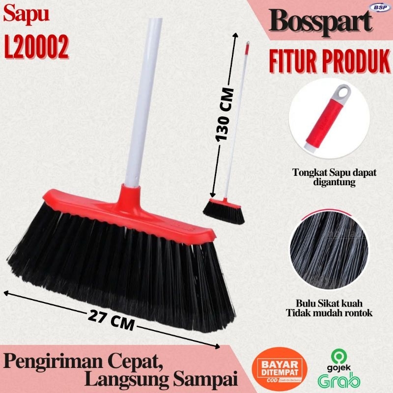 LIAO Sapu Lantai Broom Serbaguna Dust Broom