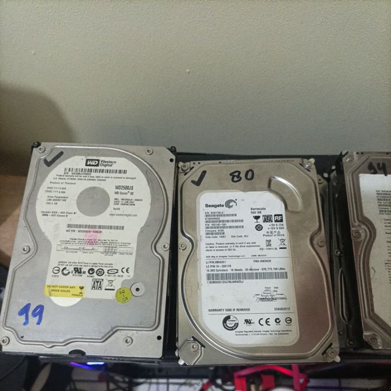 Hardisk HDD PC Komputer 320GB Kondisi Normal isi W1nd0w