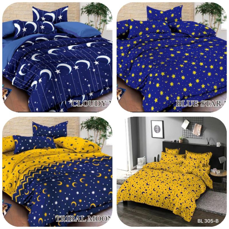 SEPREI MOHEMADE MURAH MOTIF BULAN BINTANG (KOMPLIT)