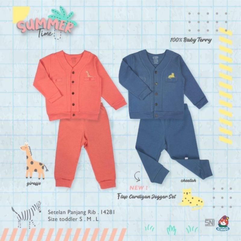 Ichigo Stelan Panjang Cardigan Summer Time Uk. S-L (1 Pcs) IC-SPJCS-L