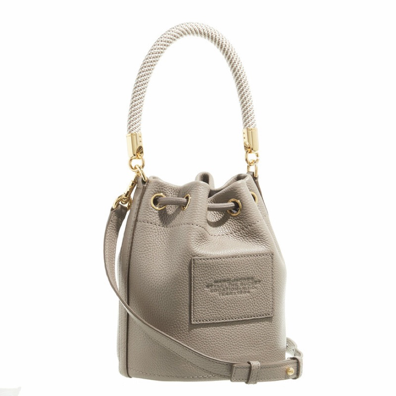 Marc The J Bucket Leather Bag - Grey