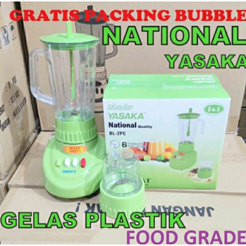 Blender Plastik NATIONAL YASAKA / Blender Tabung plastik FOODGRADE