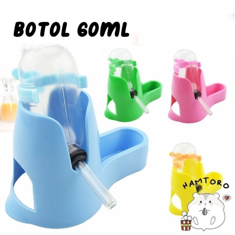 Bottle Stand Multifungsi 2 in 1 Tempat Makan dan Minum Hamster