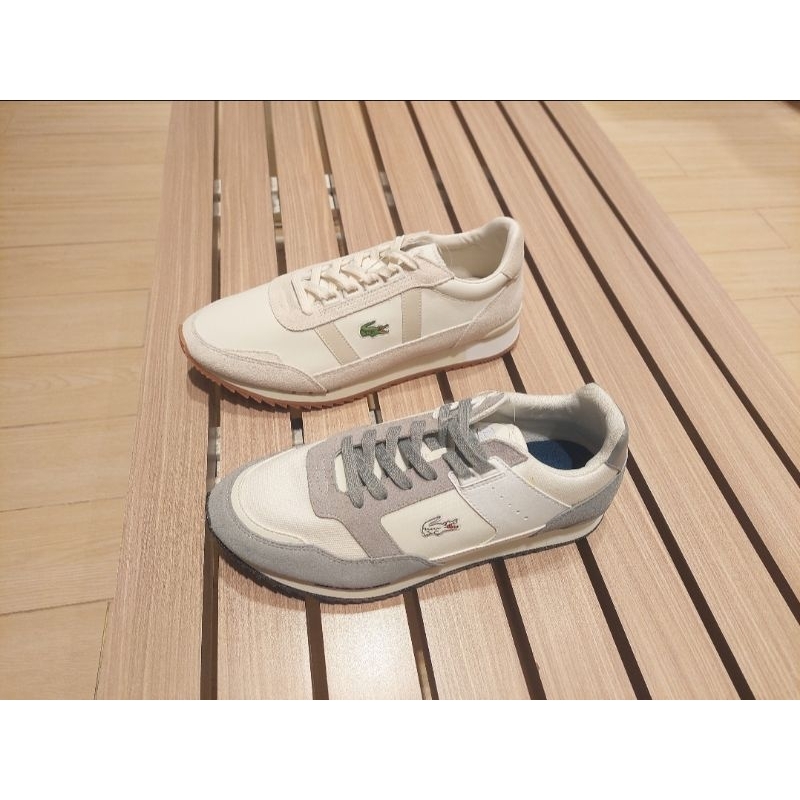 SALE SEPATU RUNNING LACOSTE RETRO LEATHER TRAINER SIZE 40 41 43 NEW ORIGINAL