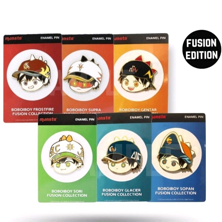 Enamel Pins BoBoiBoy Fusion