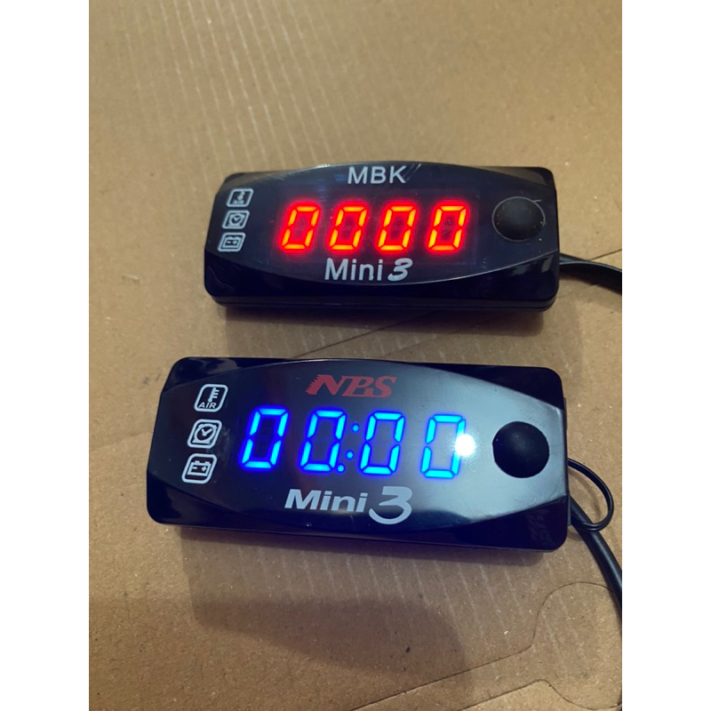 VOLTMETER AKI 3in1 JAM SUHU VOLT METER AKI MOTOR UNIVERSAL HONDA YAMAHA SUZUKI NMAX PCX AEROX SCOOPY VIXION BEAT VARIO SATRIA FU DLL ANTI AIR Y