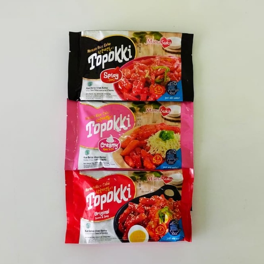 

MAMASUKA Topokki Rasa Original Spicy Creamy 134gram Ready Easy to Cook