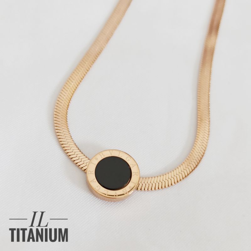 Kalung titanium choker k04164