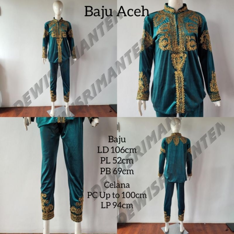 Baju aceh wanita/baju adat aceh