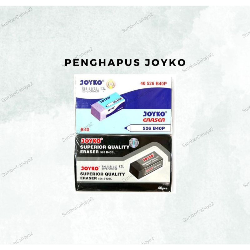 

Eraser / Penghapus Joyko 526-B40BP