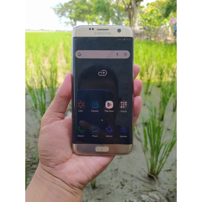 Samsung Galaxy S7 Edge Fullset Ram 4/128Gb Paling Murah Bergaransi