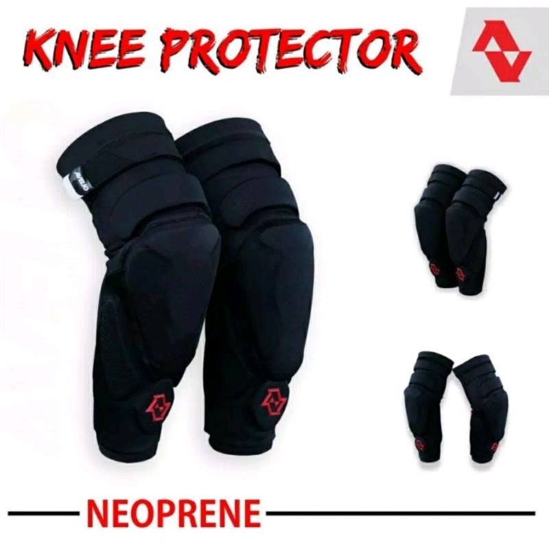 TNstore_Pelindung Lutut Sepeda MTB Downhill Trail Avelio Knee Protector Neoprene