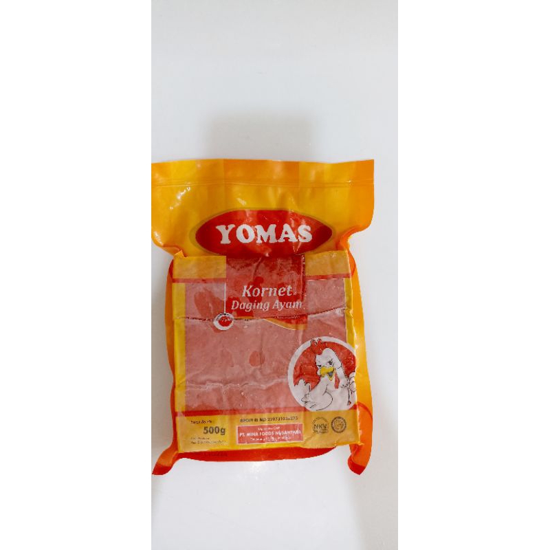 

yomas kornet daging ayam 500gr