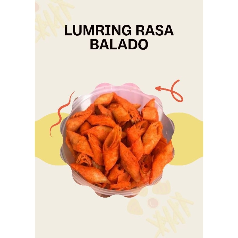 

Lumpia Kering Rasa Balado | Keripik Kulit Lumpia Rasa Balado | Kulpi Balado