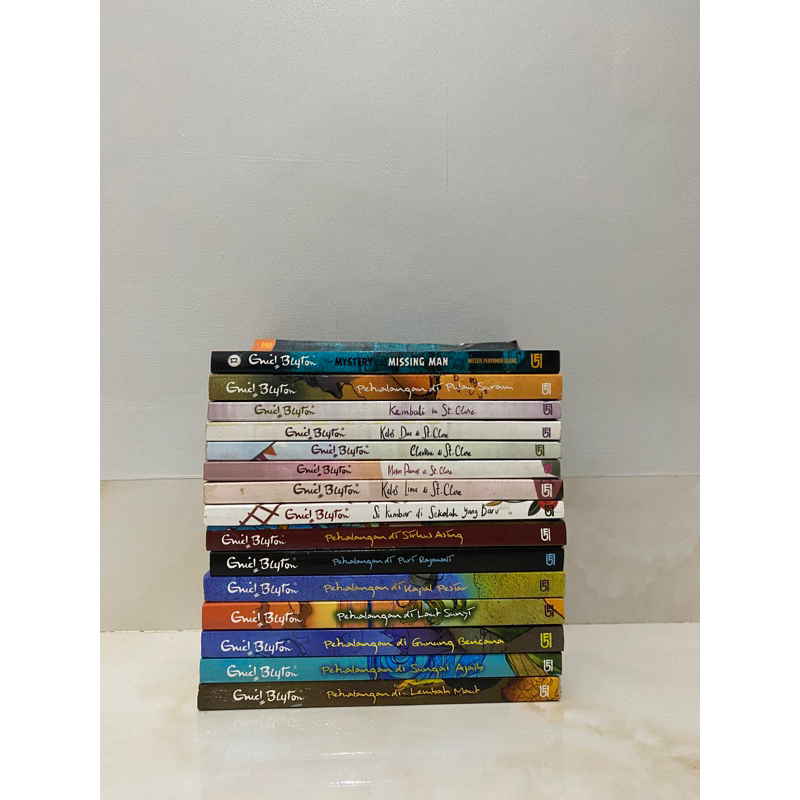 BUKU NOVEL TERJEMAHAN ORI ORIGINAL KARYA ENID BLYTON PRELOVED BEKAS SECOND THE MISTERY MISSING MAN P