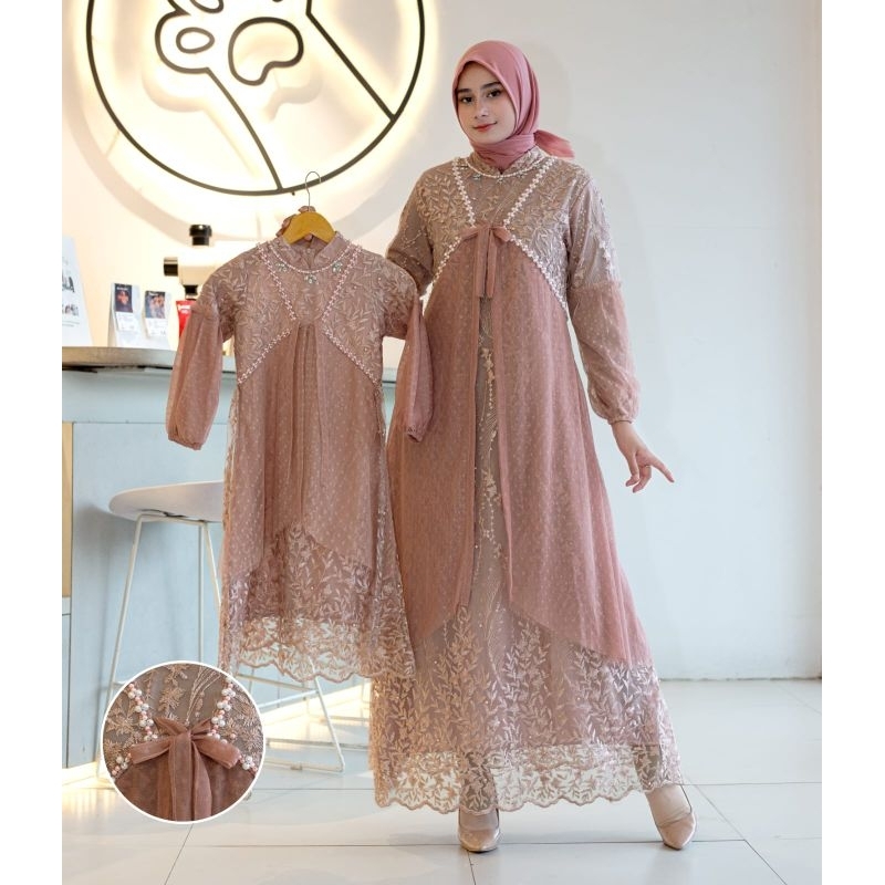 Cople Mom + Kids Hanabi Bordir Original Butik