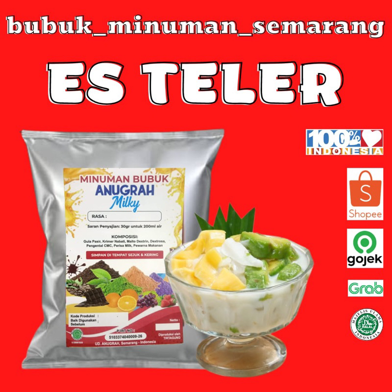 

Bubuk Minuman Rasa Es Teler Reguler 1kg