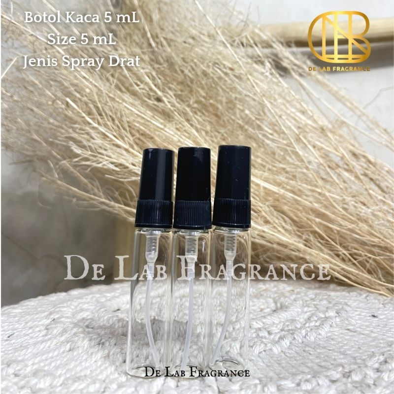 botol kaca spray 5 ml/botol parfum kaca 5 ml spray/botol parfum travel size 5 ml/botol parfum sample