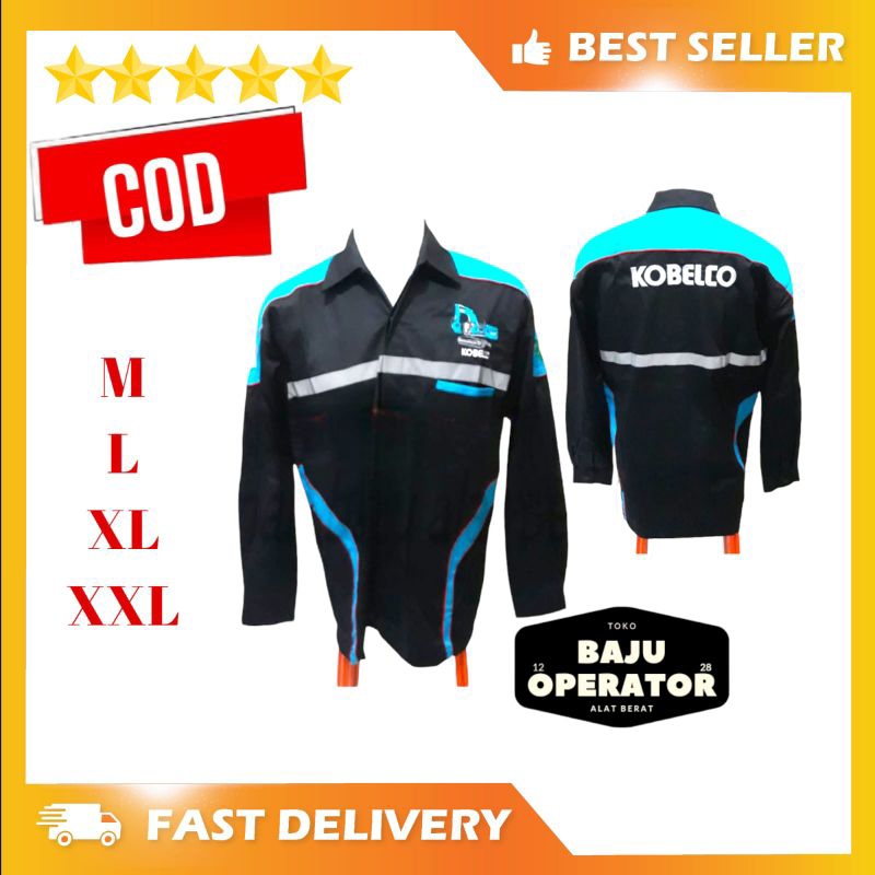 Kemeja Kobelco / baju kobelco alat berat / kobelco alat berat / kobelco excavator