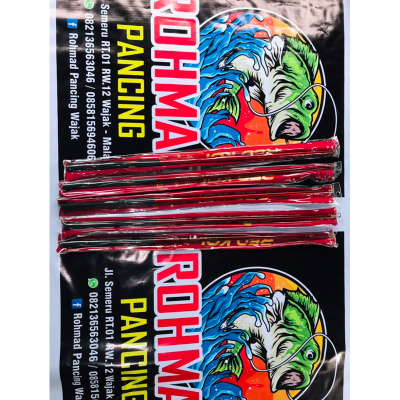 Red koi iguruai tegek pancing action kaku