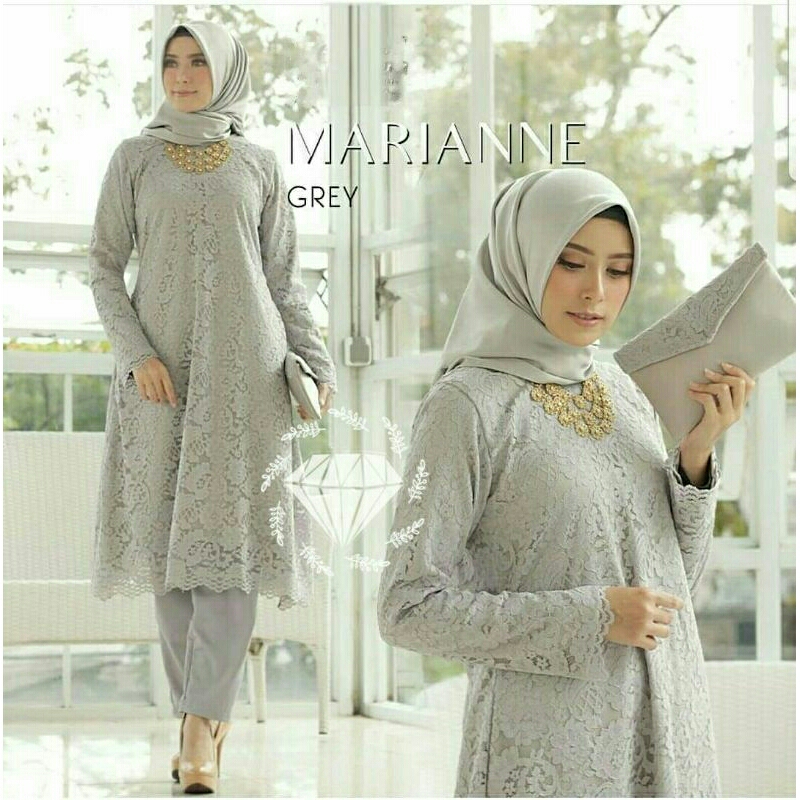 Set gamis terbaru tren viral maria a9