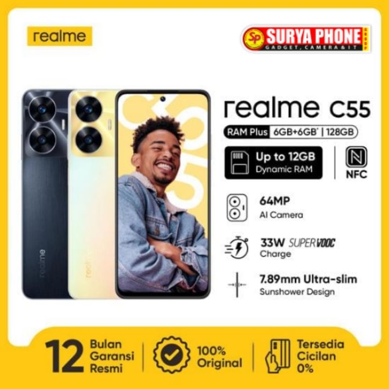 REALME C55 RAM 6G ROM 128GB GARANSI RESMI